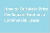 Images of Calculating Rent Per Square Foot