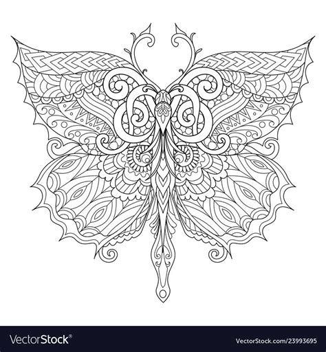 This is a simple butterfly coloring sheet for tots and preschoolers. Beautiful butterfly for adult coloring book, coloring page, print on t shirt or other produc ...