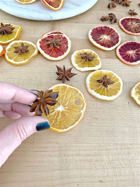 Easy Diy Dried Orange Slice Ornaments With Star Anise Orange