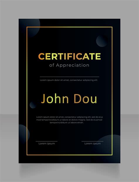 Teacher Appreciation Certificate Design Template Vector Diploma With