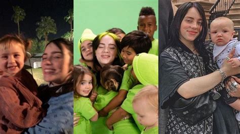 Billie Eilish With Babies And Kids Youtube