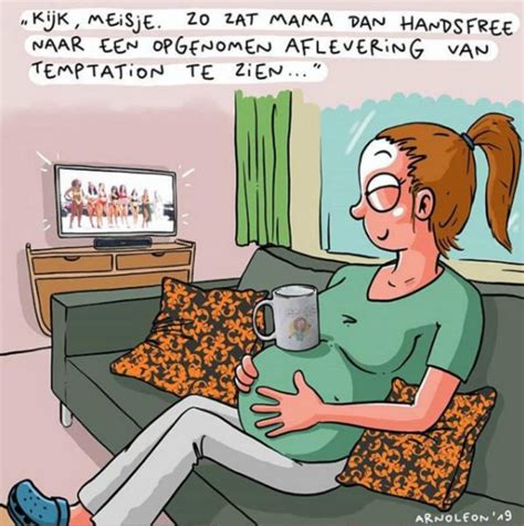 15 Herkenbare En Grappige Cartoons Over Zwanger Zijn Mamabaasbe