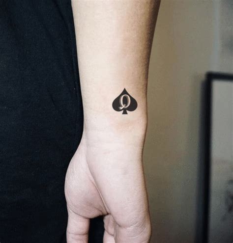 small spades tattoos queen ftattoos spade tattoo ace tattoo vegas tattoo