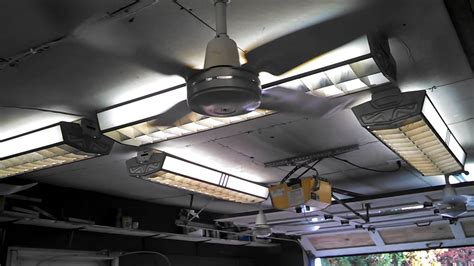 Installing a ceiling fan in your garage can be. Garage Fans & Lights - Stage 1 (preheat startup video ...