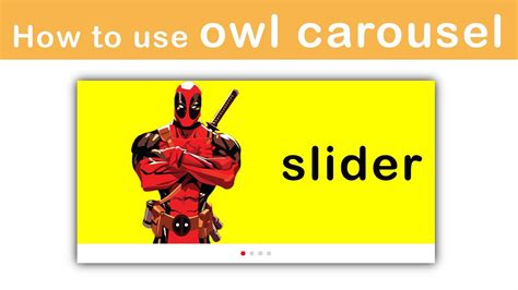 How To Use Owl Carousel Slider Bangla Tutorial YouTube