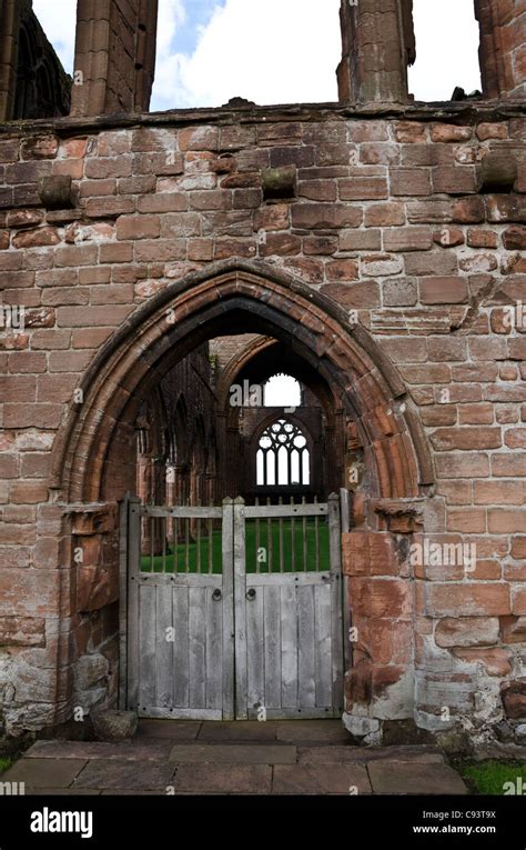 Sweetheart Abbey In New Abbey Dumfriesshire Scotland Stock Photo Alamy