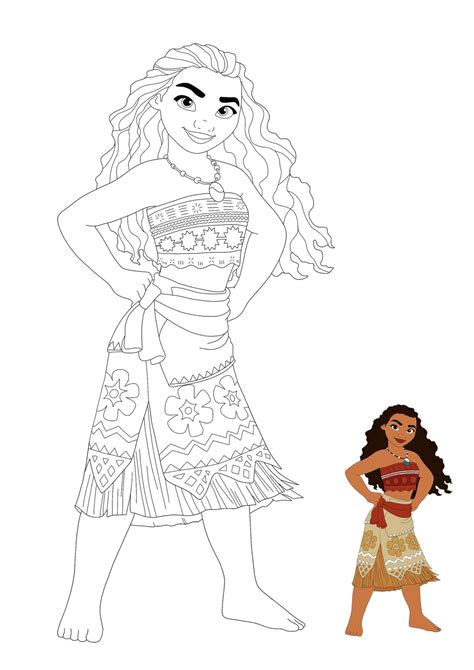 Coloriage Princesse Vaiana Coloriage Gratuit à Imprimer Dessin 2021