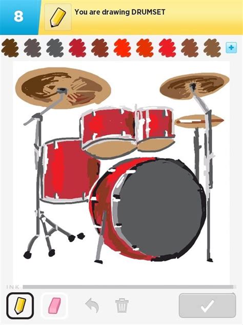 Drumset Drawing At Getdrawings Free Download