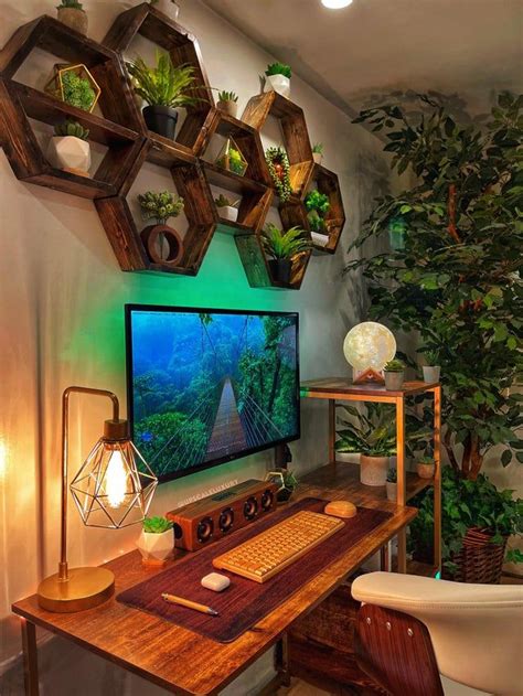55 Best Wood Gaming Setup With Simple Renovation Picture Sharing