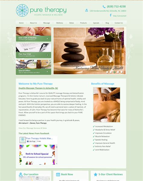 Massage Therapy Website Design Massage Therapy Website Templates At