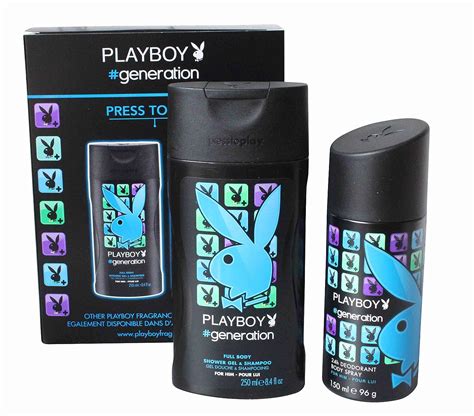 Playboy Generation Geschenkset Deospray 150ml 2in1 Shampoo