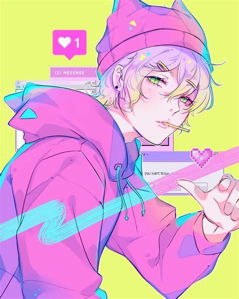 Lollipop 💚💛💜💚💛💜💚🍦🍫🍭🍦🍫🍬🍭🍦🍫🍬🍭 Anime Boy Anime Guys Anime