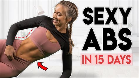 SEXY LINE ABS In Days Minute Home Workout YouTube