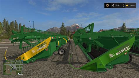 Fs17 Midwest Headers Pack V1 2 Farming Simulator 19 17 15 Mod