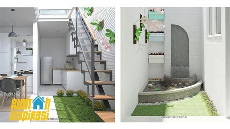 desain rumah minimalis  taman ditengah rumah