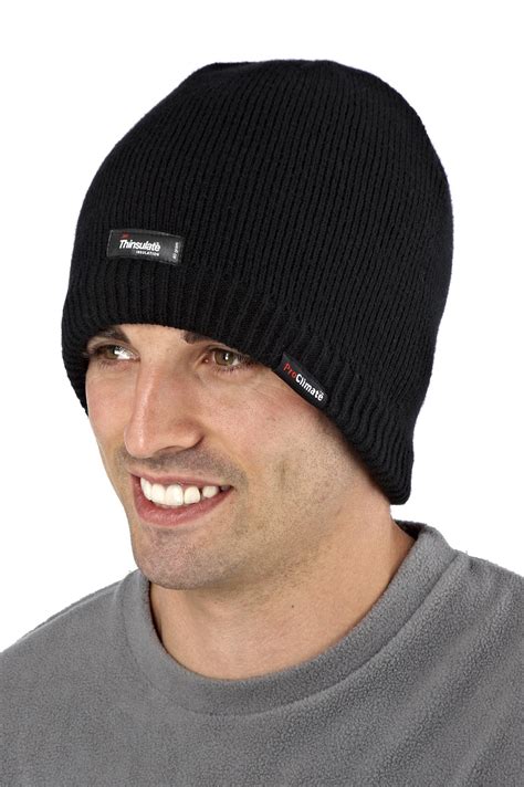 Mens Waterproof Thinsulate Beanie Hat 3m Wind Proof Thermal Hats Ebay
