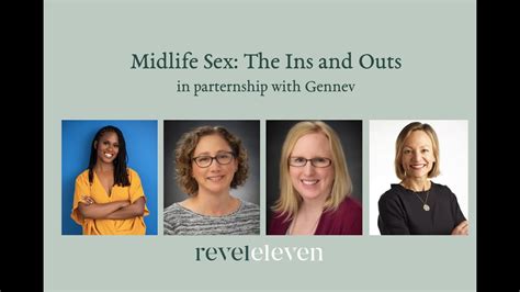 Midlife Sex The Ins And Outs With Gennev Youtube