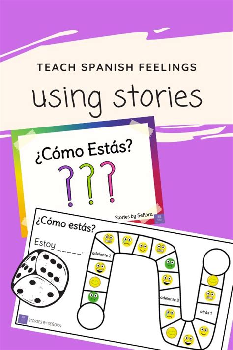 Spanish Resources Feelings Story And Activities For Teaching Spanish
