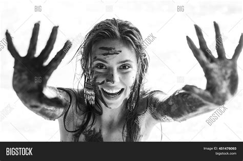 woman natural mud mask image and photo free trial bigstock