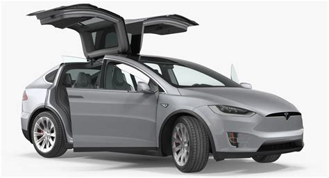3d Tesla X P90d 2017 Model 1146084 Turbosquid
