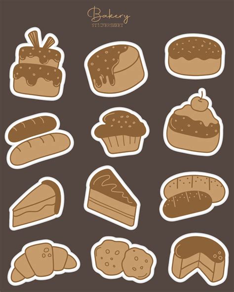 Set Of Bakery And Bread Elements Logos Badges Labels And Stickers