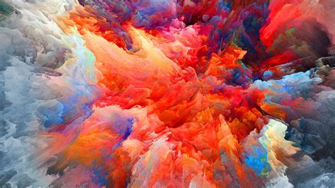 4k Colorful Blast Of Smoke Wallpaper Hd Artist 4k