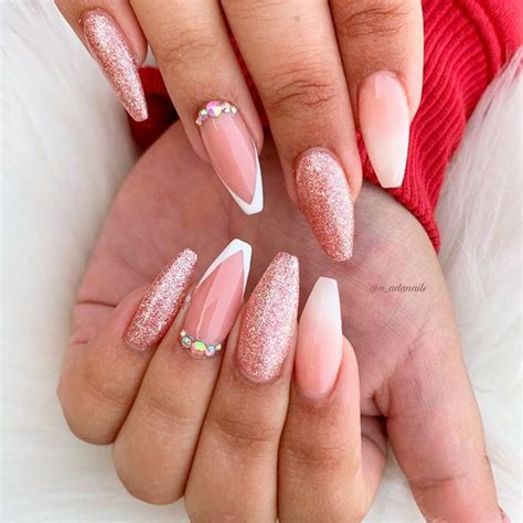 41 New French Manicure Designs To Modernize The Classic Mani Acrylic