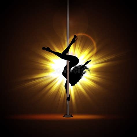 Girl Dancing Striptease Stock Illustration Illustration Of Illuminated 67405599