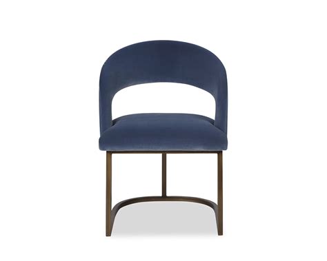 Vonluce modern velvet upholstered armchair, channel tufted tub chair w backrest armrest and rubberwood legs, velvet dining chair for home (57 x 62 x 78.5 cm, blue) 5.0 out of 5 stars 1 £89.99 £ 89. Alfie Cobalt Blue Velvet Dining Chair | SHOP NOW