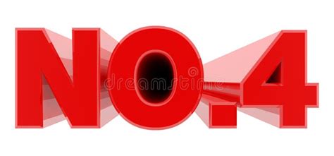 Employee Of The Month Red Word On White Background Illustration 3d