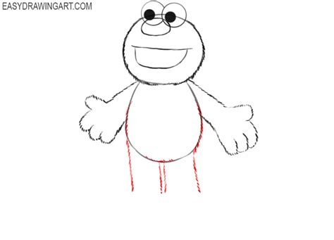 How To Draw Elmo Easy Drawing Art