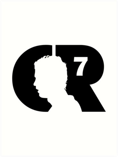 Cr7 nike logo design cristiano ronaldo (keychain) el mejor jugador del mundo. « CR7 logo noir », Impressions artistiques par pvdesign ...