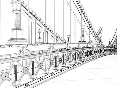 Beam Bridge Drawing At Getdrawings Free Download