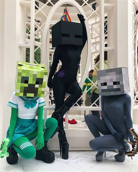 Pin By Fairy Fox On Aesthetic Minecraft Costumes Minecraft Funny Minecraft Anime