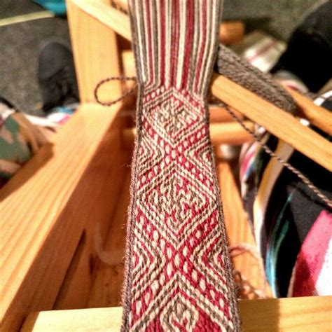 Viking Tablet Woven Trim Based On Birka Finds Fine Wool Etsy Uk
