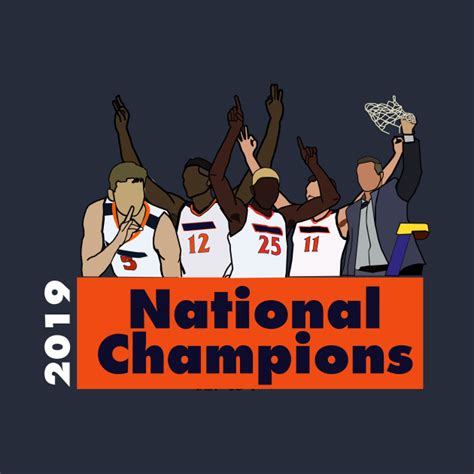 2019 Ncaa College Basketball March Madness National Champions Uva