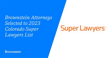 Brownstein Attorneys Selected To Colorado Super Lawyers List