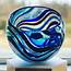 Tilted Bowl Blue By Jeffrey Pan Art Glass  Artful Home