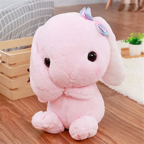 Pink Rabbit Plush Stuffed Toy Soft Toys For Girls Children Kid Kawaii