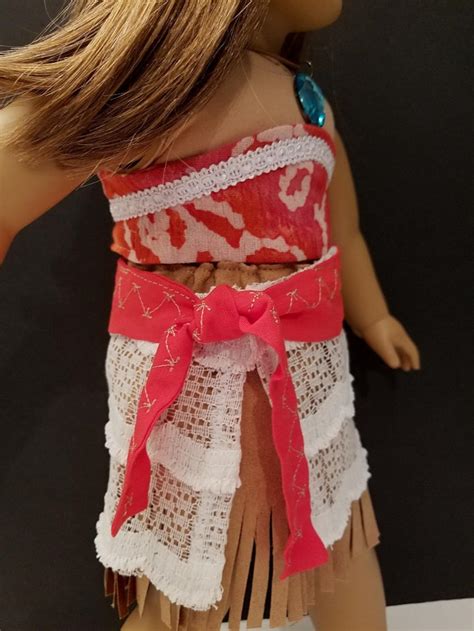 Moana Inspired Handmade 18 Inch Doll Clothes Moana Doll Etsy