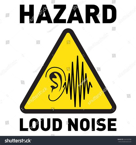 Hazard Loud Noise Vector Icon Stock Vector 324105788 Shutterstock