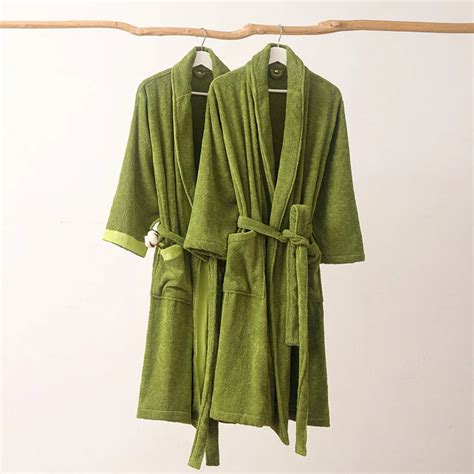 Autumn And Winter Thickened Cotton Bathrobes Home For Men And Women