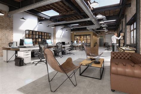 Loft Office Space On Behance Interior Design Office Space Loft