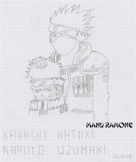 Kakashi And Naruto By Manuramone On Deviantart