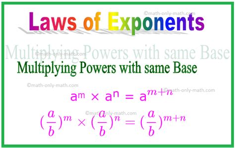 Integration Exponential Rules