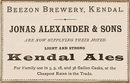 File:Alexander Kendal ad 1891.jpg - Brewery History Society Wiki