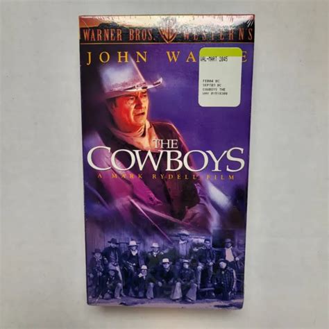 The Cowboys Vhs Factory Sealed John Wayne Western 1972 210 Picclick