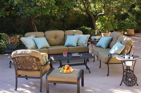 Shop for deep seating patio furniture online at target. Patio Furniture Deep Seating Set Cast Aluminum 8pc Lisse