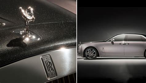 The Rolls Royce Ghost Painted With 1000 Crushed Diamonds Theluxecafe