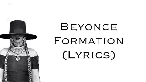 Beyonce Formation Lyrics Youtube